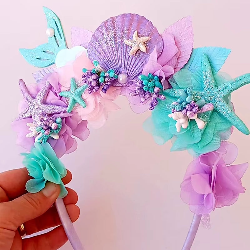 Mermaid Crown and Wand Sets