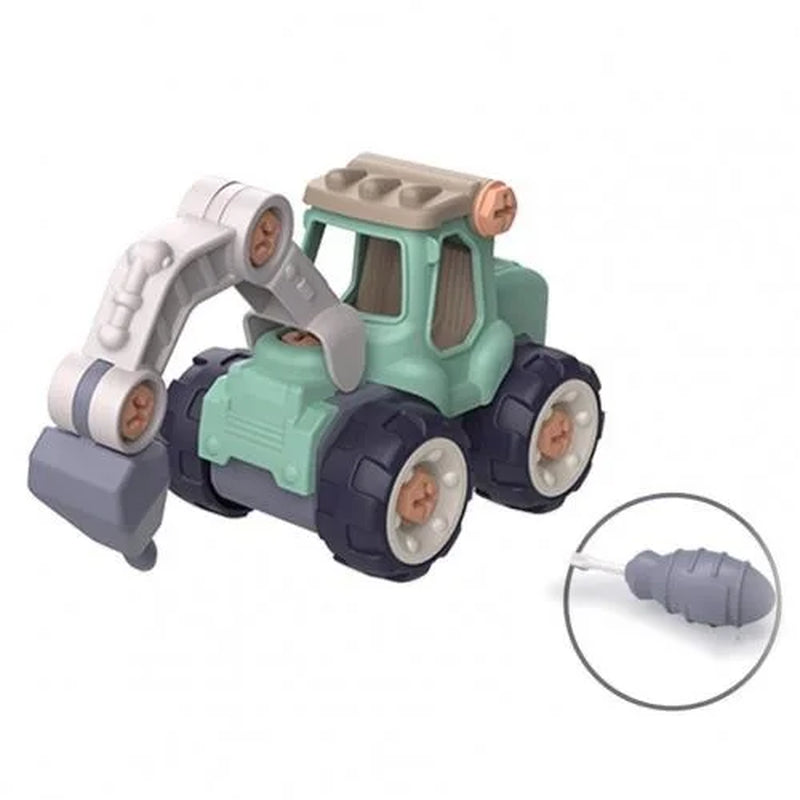 Build & Take Apart Construction Vehicles