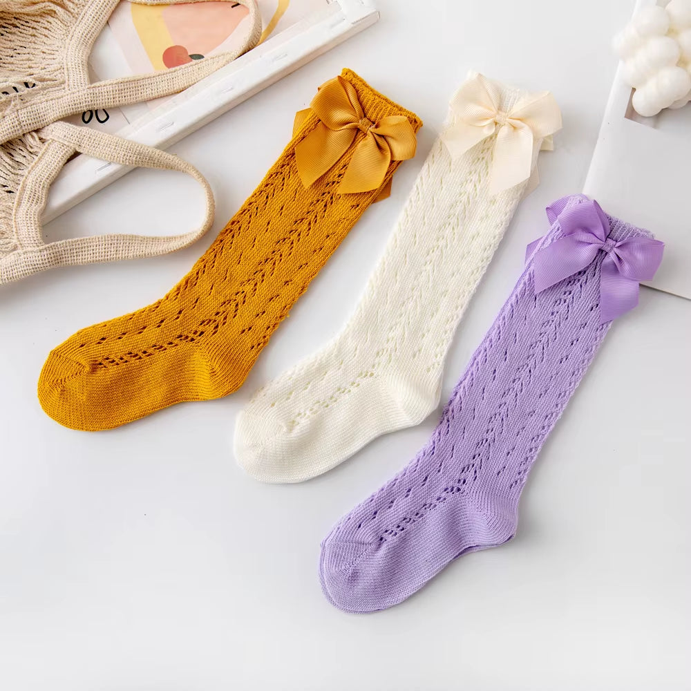 1 Pair Summer Bow Socks