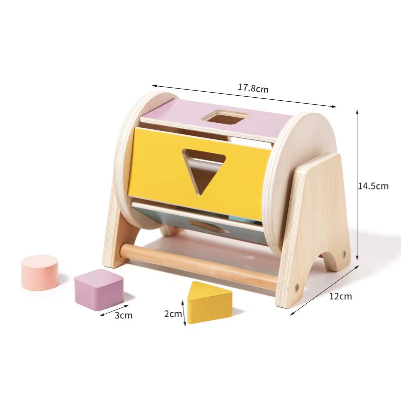 Rolling Drum Shape Sorter