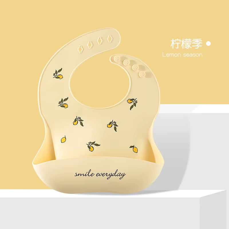 Silicone Bib - Pink Kitty