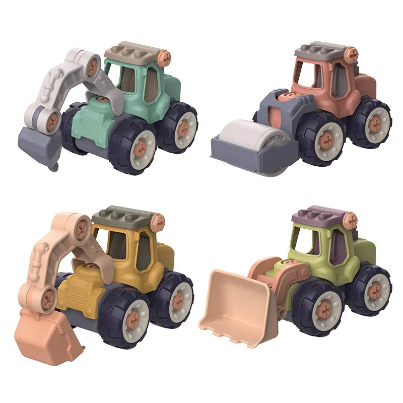 Build & Take Apart Construction Vehicles