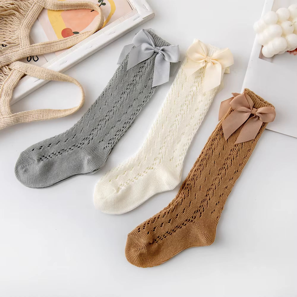 1 Pair Summer Bow Socks