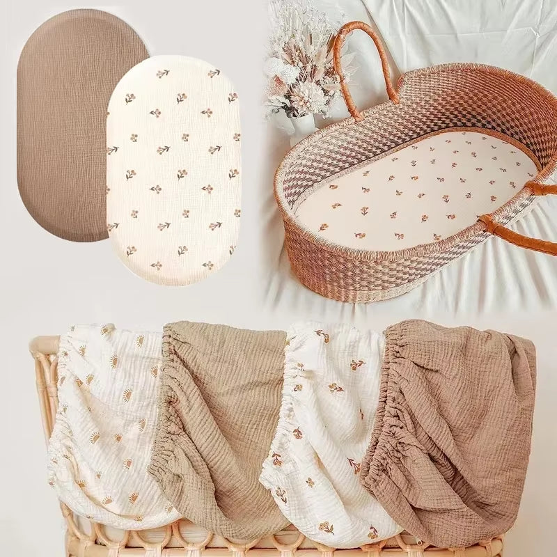 Moses Basket Fitted Sheet