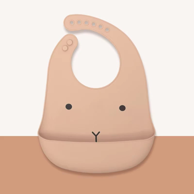 Silicone Bib - Pink Kitty