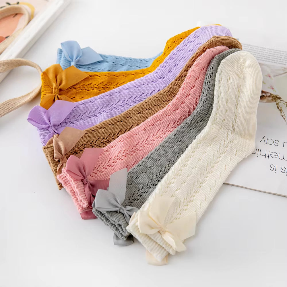1 Pair Summer Bow Socks