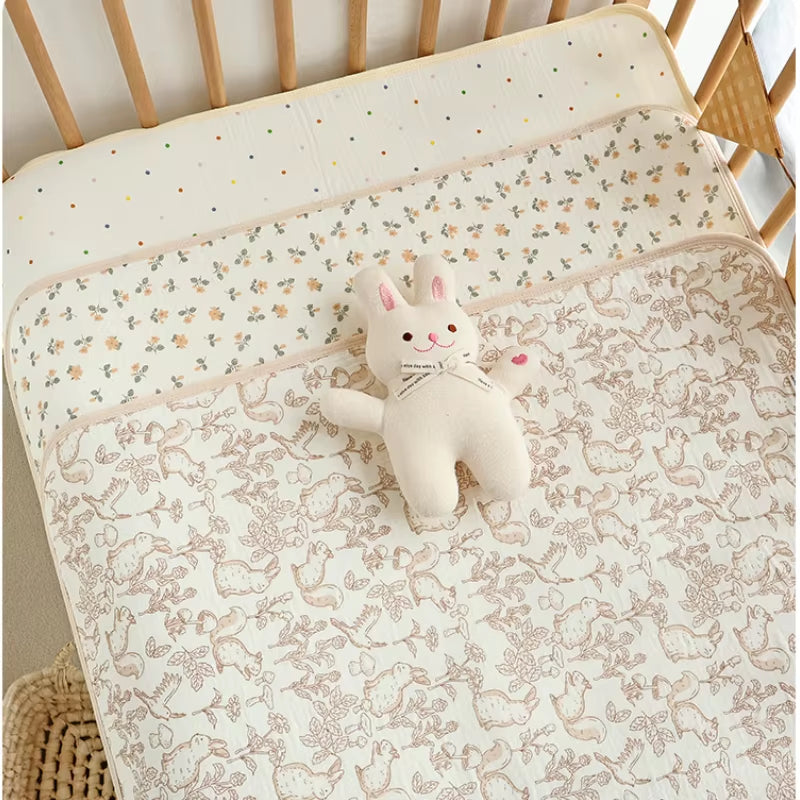 Printed Waterproof Cot Sheet