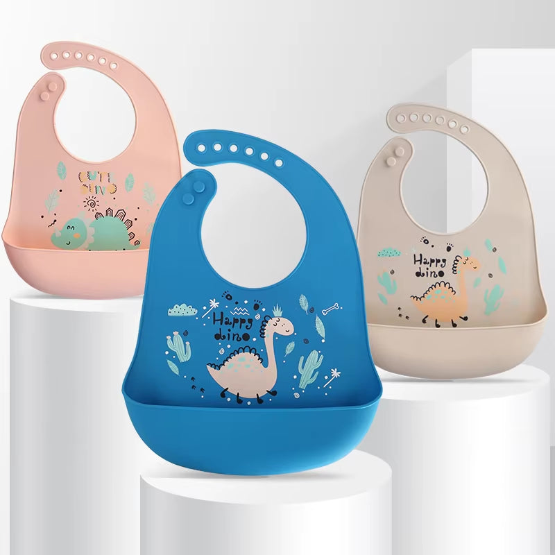 Silicone Bib - Pink Kitty