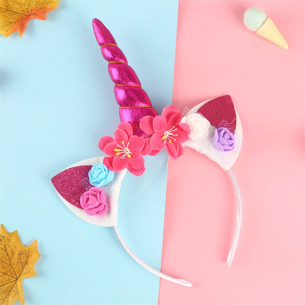 Unicorn Flower Headband