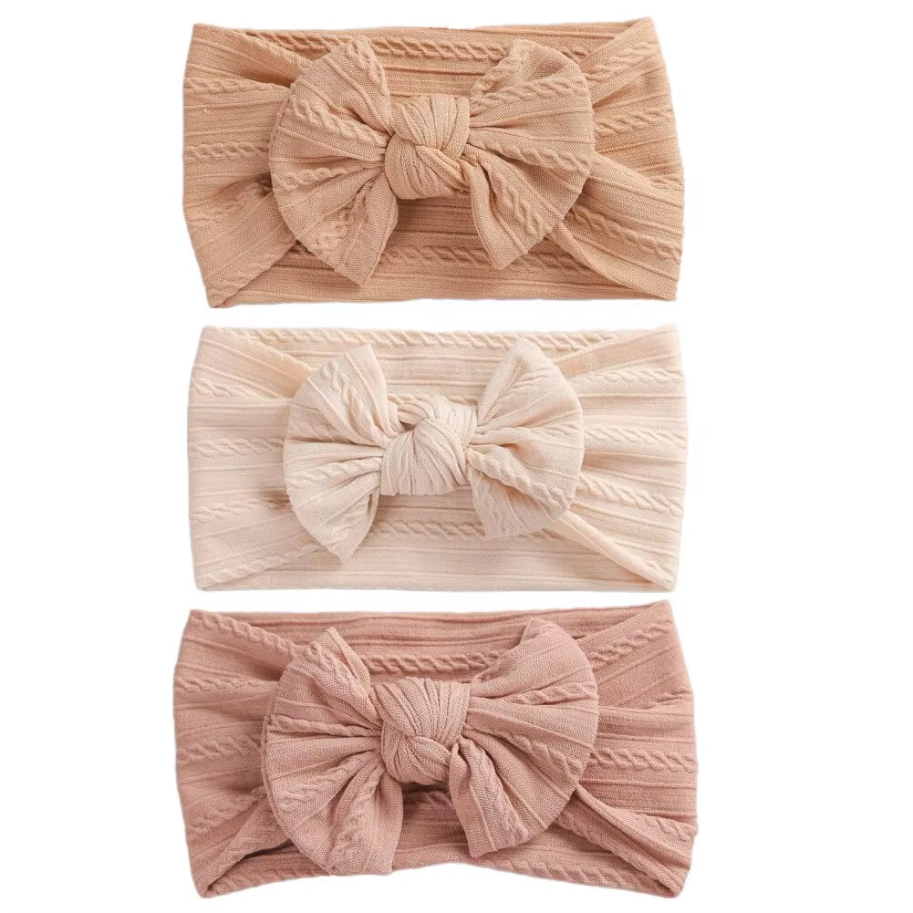 3pk Cable Knit Hairbands