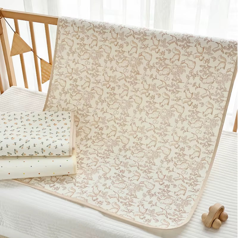Printed Waterproof Cot Sheet