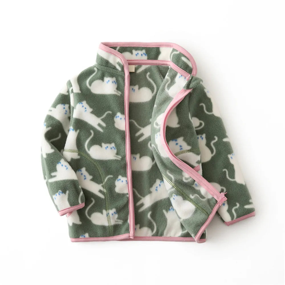 Borg Fleece Zip Up Jacket