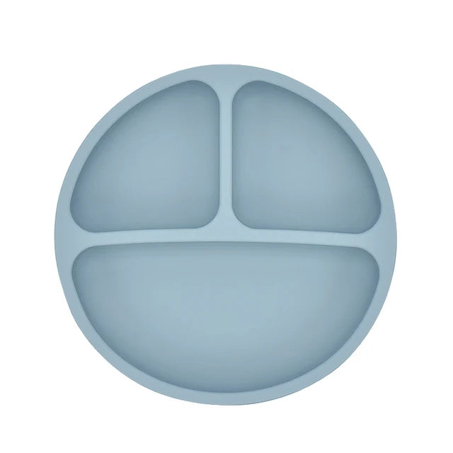 1 or 3PCS Suction Plate and First Utensils Set