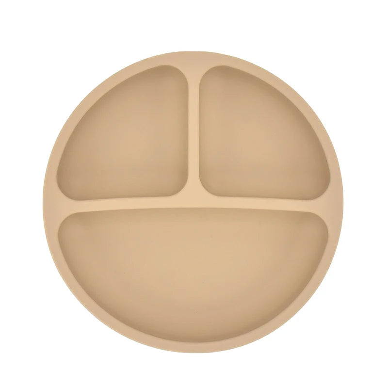 1 or 3PCS Suction Plate and First Utensils Set
