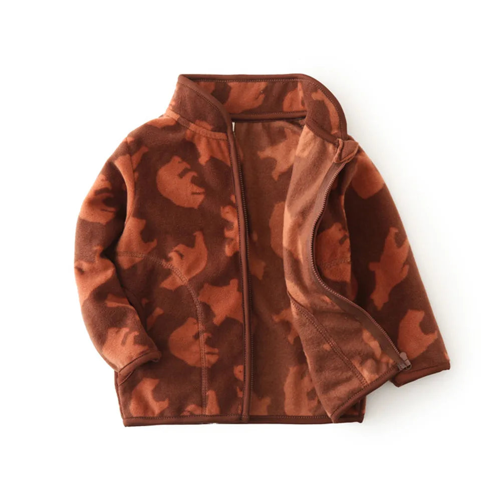 Borg Fleece Zip Up Jacket