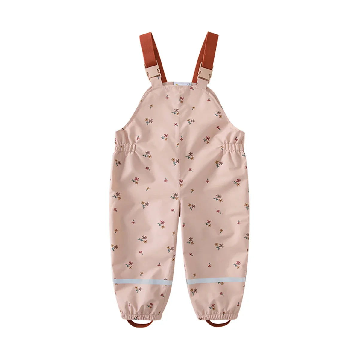 Waterproof Puddle Dungarees - Cherry