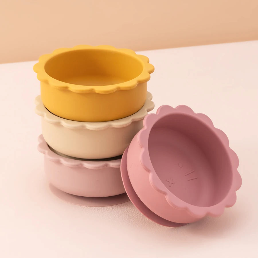 1PC Flower Silicone Bowl
