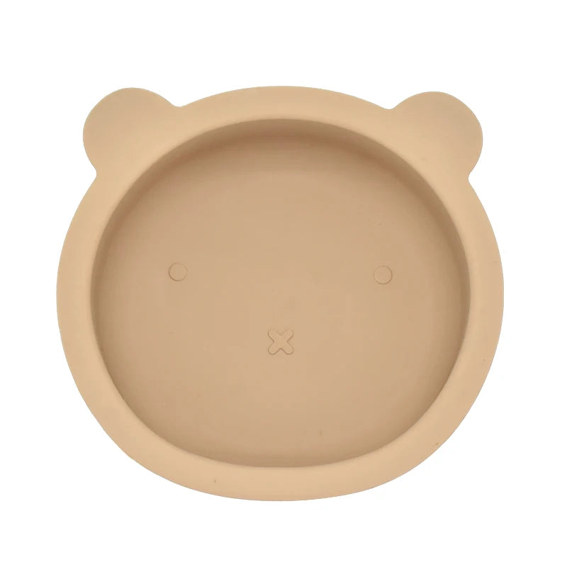 2 or 3Pcs - Suction Plate and First Utensils Set