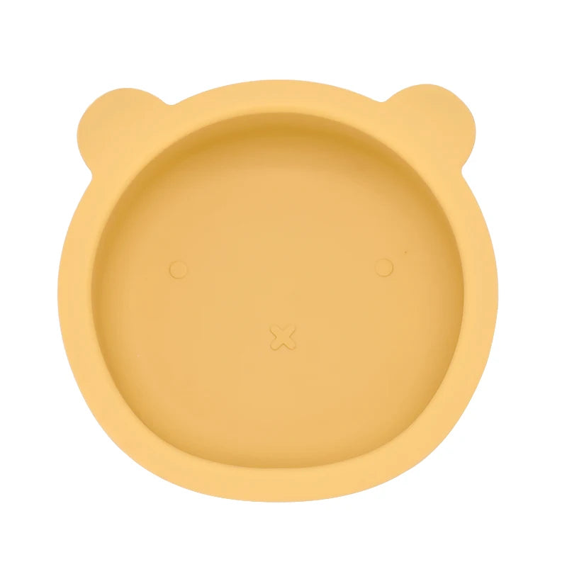 2 or 3Pcs - Suction Plate and First Utensils Set