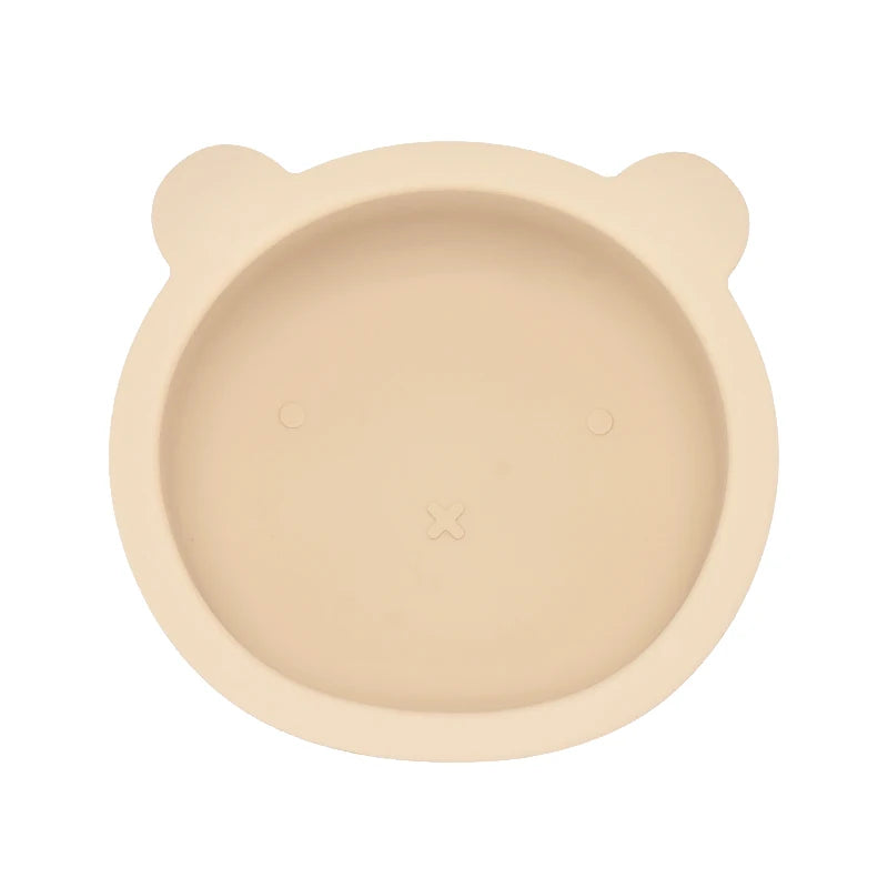 2 or 3Pcs - Suction Plate and First Utensils Set