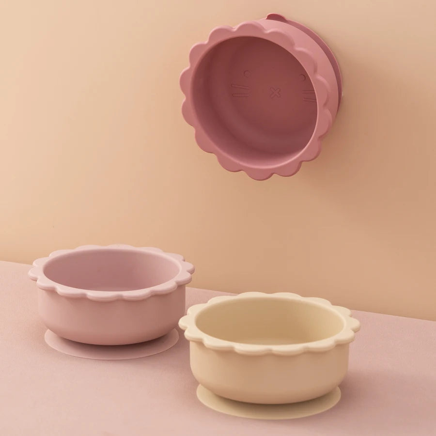 1PC Flower Silicone Bowl