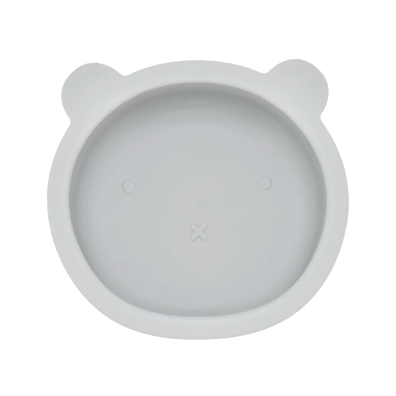 2 or 3Pcs - Suction Plate and First Utensils Set