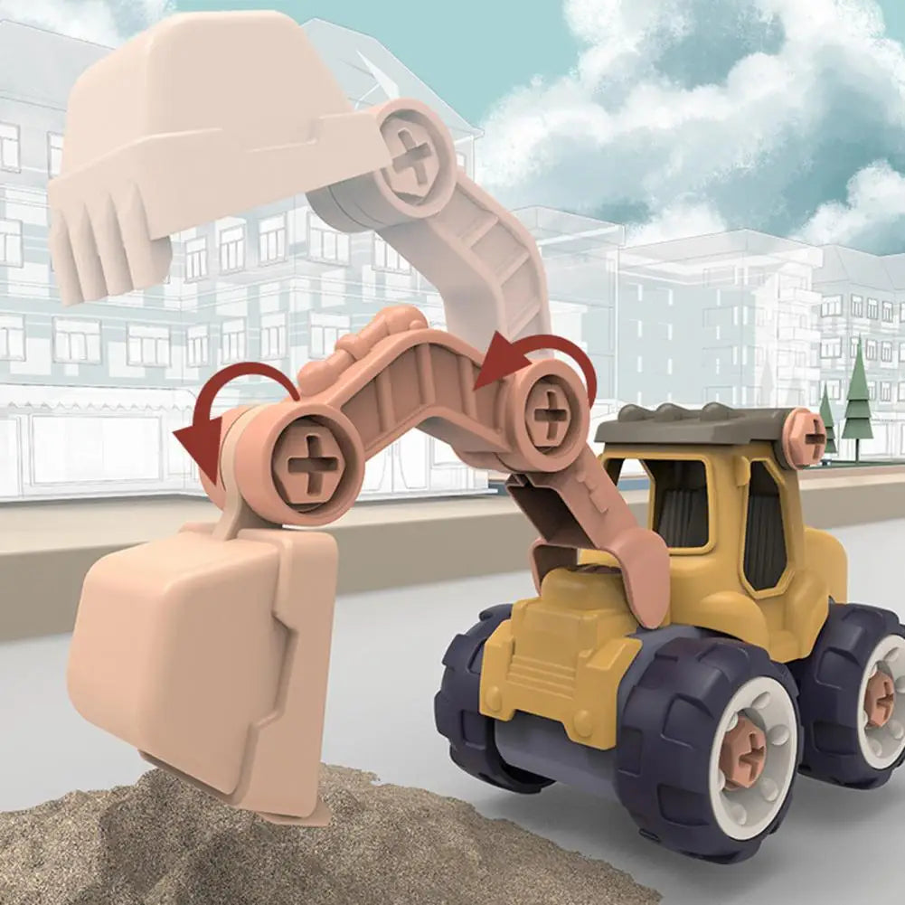 Build & Take Apart Construction Vehicles