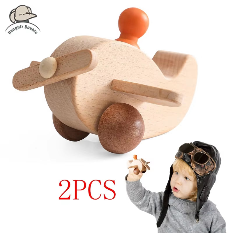 Wooden Pull-Along Activity Train