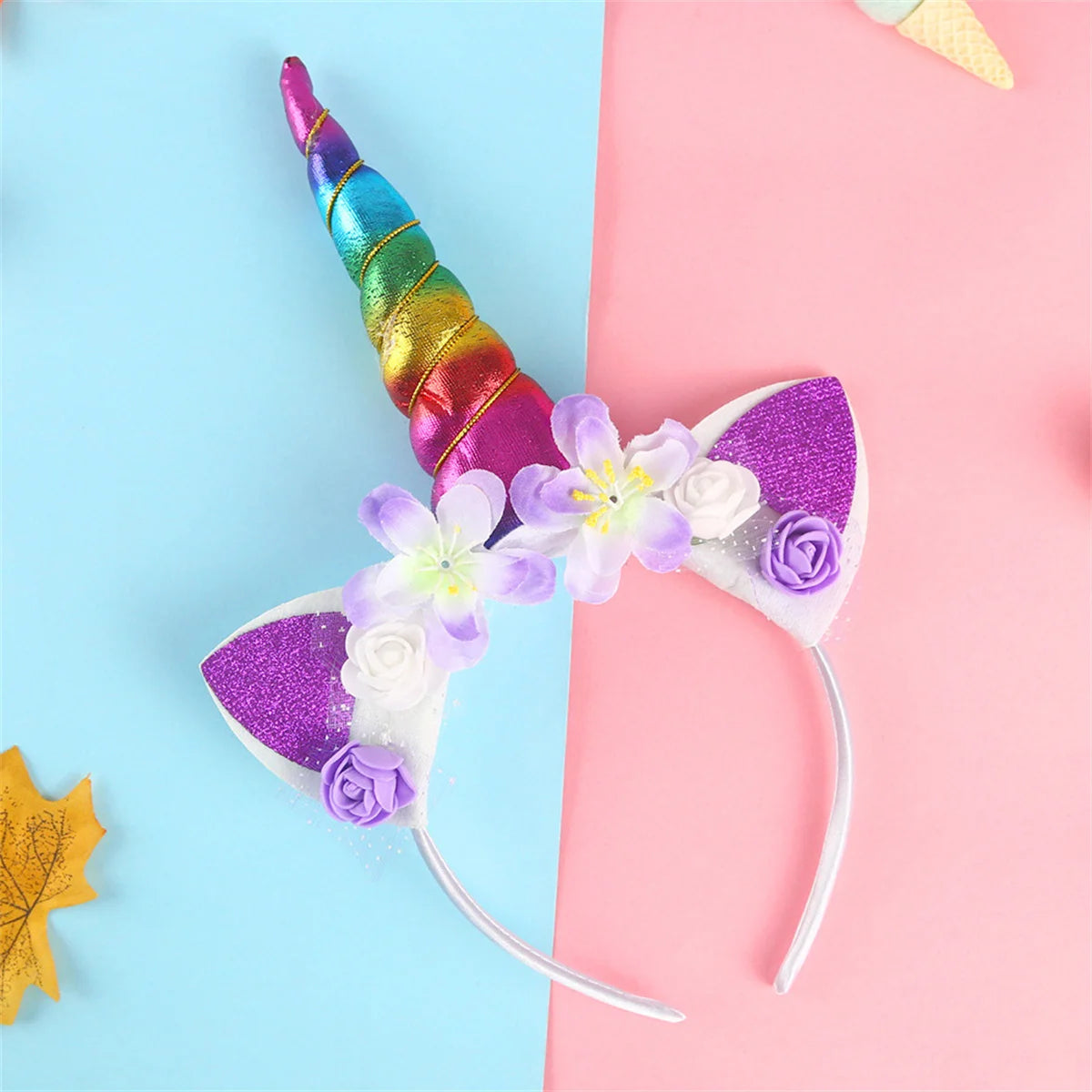 Unicorn Flower Headband