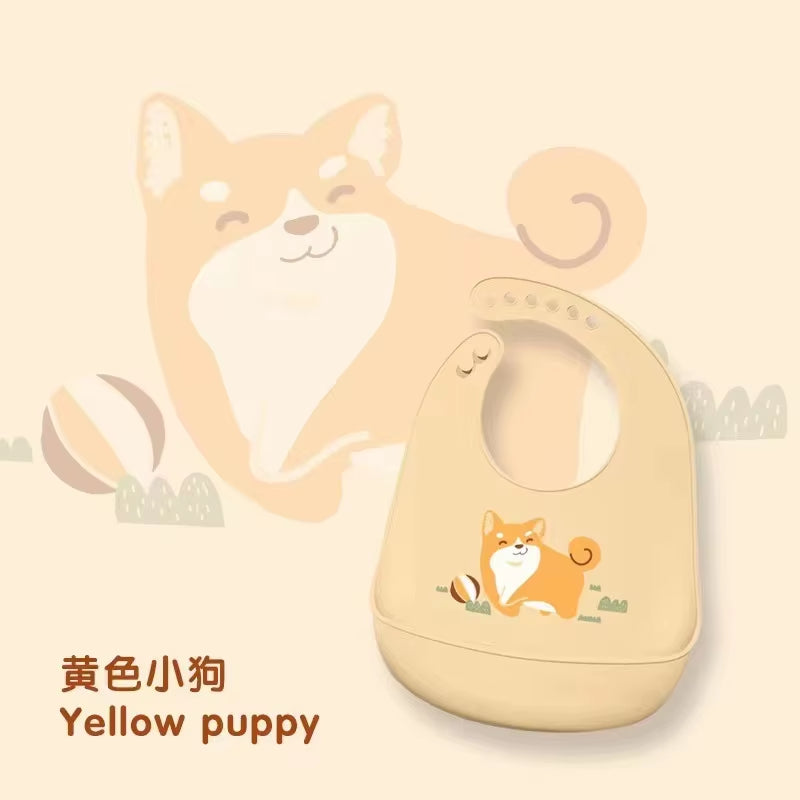 Silicone Bib - Pink Kitty