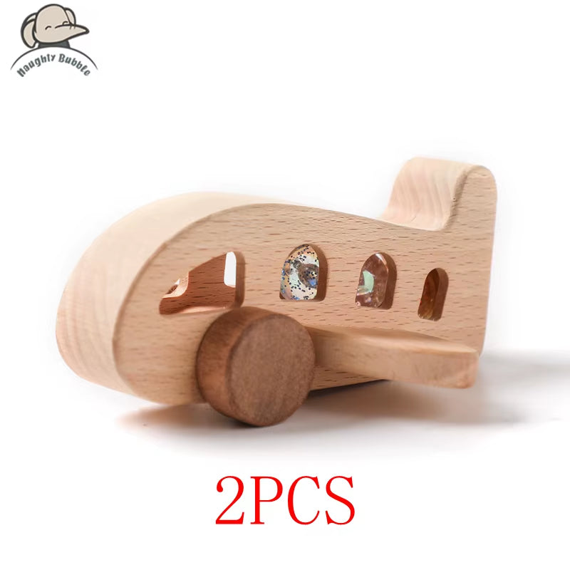 Wooden Pull-Along Activity Train