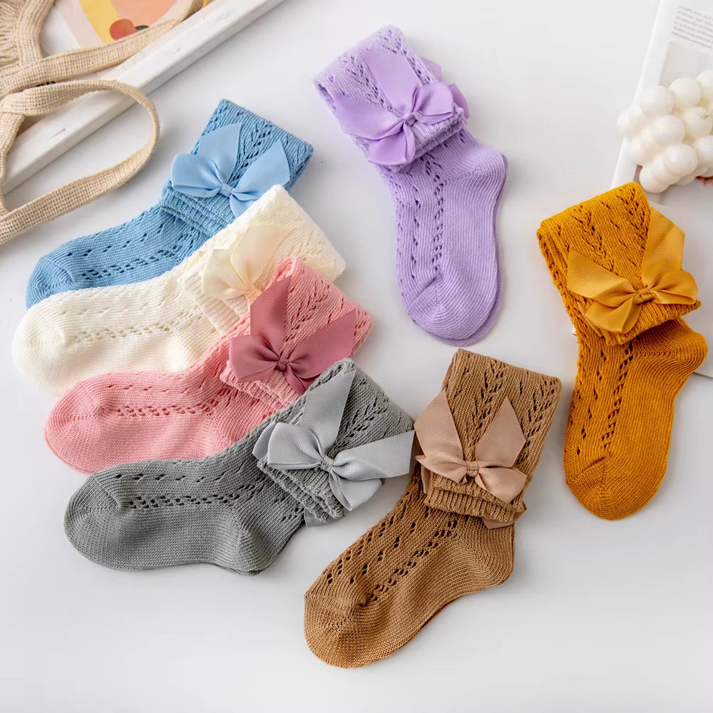 1 Pair Summer Bow Socks