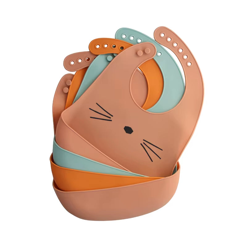 Silicone Bib - Mint Bunny