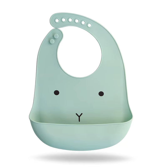 Silicone Bib - Mint Bunny