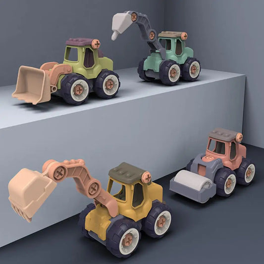 Build & Take Apart Construction Vehicles