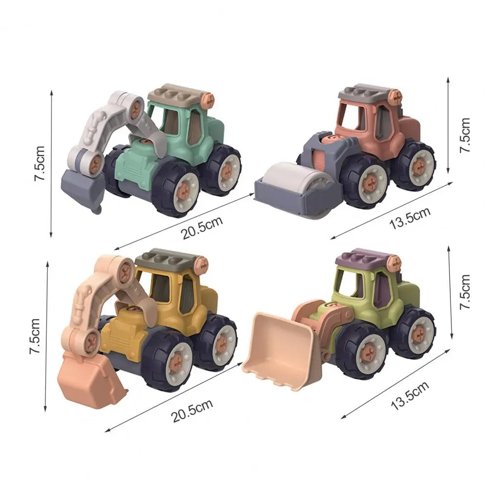Build & Take Apart Construction Vehicles