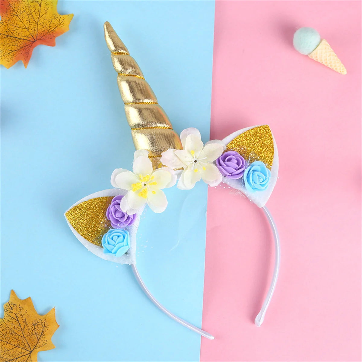 Unicorn Flower Headband
