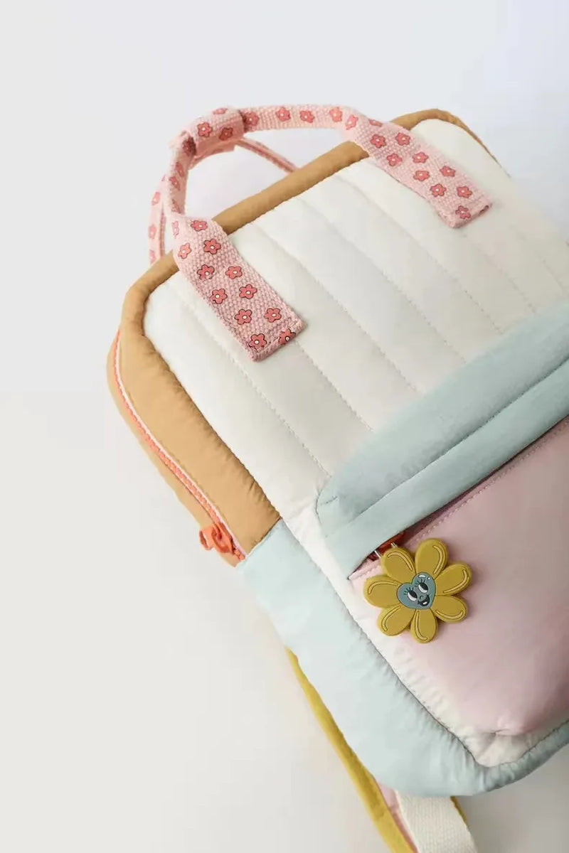 Pink Flower Backpack