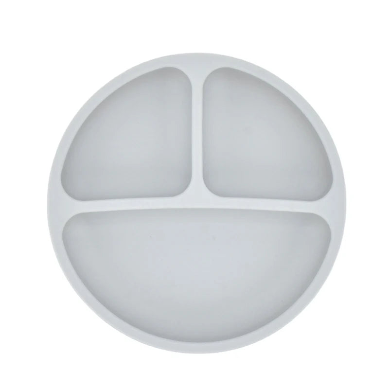 1 or 3PCS Suction Plate and First Utensils Set