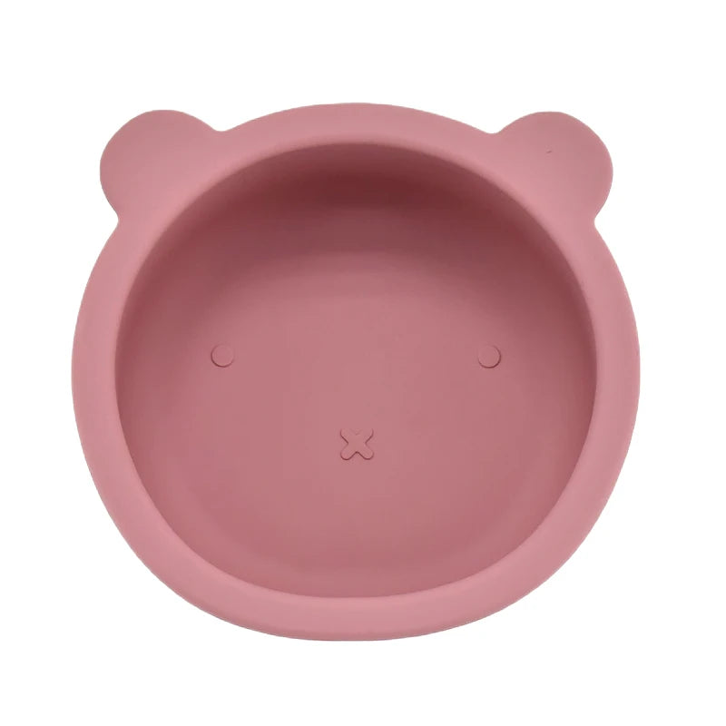 2 or 3Pcs - Suction Plate and First Utensils Set