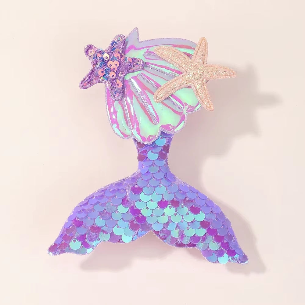 1pc Sequin Mermaid Hair Clip
