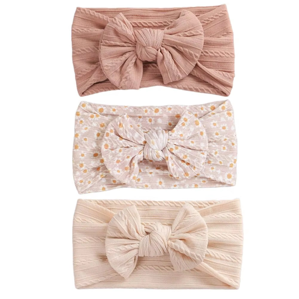 3pk Cable Knit Hairbands