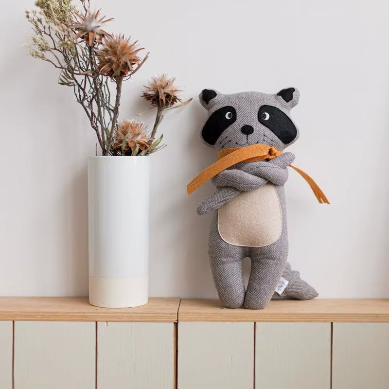 Cuddly Raccoon Canvas Toy